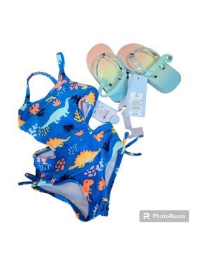 Infant Swimwear & Sandals Bundle 12M